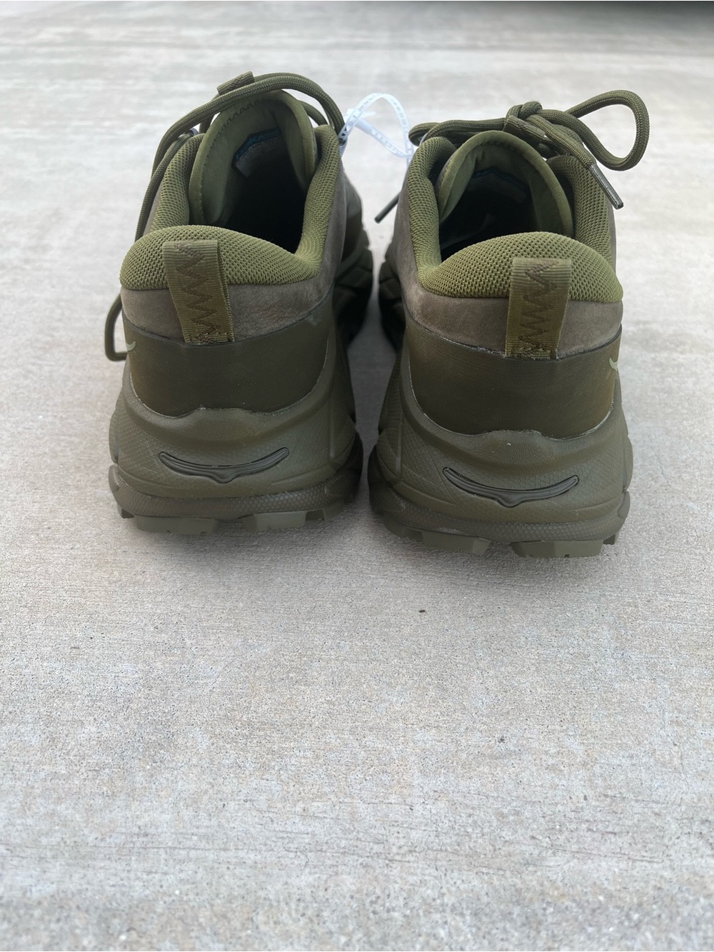 HOKA TOR SUMMIT Hiking and Running Sneakers Moss Spruce Green size 11 - Picture 7 of 8